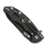Hinderer XM-18 3.5 Sheepsfoot kääntöveitsi, S45VN Battle Black, punainen