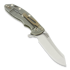 Coltello pieghevole Hinderer XM-18 3,5" Skinner 2-tone, battle finish