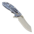 Coltello pieghevole Hinderer XM-18 3,5" Skinner, black/TI blue
