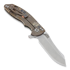 Coltello pieghevole Hinderer XM-18 3,5" Skinner Containment Series, black/green