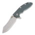 Hinderer XM-18 3,5" Skinner sulankstomas peilis, dark green/Ti battle grey