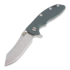 Coltello pieghevole Hinderer XM-18 3,5" Skinner, dark green/Ti battle grey
