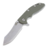 Hinderer XM-18 3,5" Skinner sulankstomas peilis, žalia