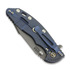 Coltello pieghevole Hinderer XM-18 3.5 Skinny Harpoon Spanto, Magnacut, Battle Blue, rosso