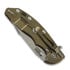 Hinderer XM-18 3.5 Skinny Harpoon Spanto 折り畳みナイフ, Magnacut, Stonewash Bronze, 緑