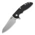 Hinderer XM-18 3.5 Skinny Sheepsfoot sulankstomas peilis, stonewash, juoda