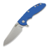 Hinderer XM-18 3.5 Skinny Sheepsfoot 折叠刀, stonewash, 藍色