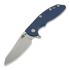 Hinderer XM-18 3.5 Skinny Sheepsfoot sulankstomas peilis, stonewash, blue/black