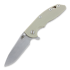 Hinderer XM-18 3,5" Slicer sulankstomas peilis, Sand G-10/Ti bronze