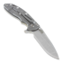 Coltello pieghevole Hinderer XM-18 3,5" Spanto, grey/Ti battle finish