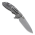 Coltello pieghevole Hinderer XM-18 3,5" Spear Point working finish, black/green