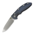 Hinderer XM-18 3.5 Spearpoint Automatic Battle Blue Stonewash 折叠刀