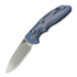 Coltello pieghevole Hinderer XM-18 3.5 Spearpoint Automatic Stonewash Blue
