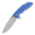 Hinderer XM-18 3,5" Spearpoint sulankstomas peilis, mėlyna
