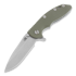 Hinderer XM-18 3,5" Spearpoint sulankstomas peilis, žalia