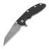 Coltello pieghevole Hinderer XM-18 3.5 Tri-Way Fatty Wharncliffe, working finish, nero