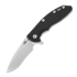 Hinderer XM-18 3.5 Tri-Way Recurve Stonewash sulankstomas peilis, Black