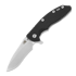 Coltello pieghevole Hinderer XM-18 3.5 Tri-Way Recurve Stonewash, Black