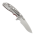 Coltello pieghevole Hinderer XM-18 3.5 Tri-Way Recurve Stonewash, Red