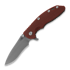 Hinderer XM-18 3.5 Tri-Way Recurve Working Finish, Red