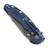 Hinderer XM-18 3.5 Tri-Way Skinny Harpoon Spanto Battle Blue folding knife, black