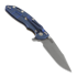 Couteau pliant Hinderer XM-18 3.5 Tri-Way Skinny Harpoon Spanto Battle Blue, vert