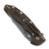 Hinderer XM-18 3.5 Tri-Way Skinny Harpoon Spanto Battle Bronze sulankstomas peilis, juoda