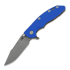 Hinderer - XM-18 3.5 Tri-Way Skinny Harpoon Spanto Working Finish, blue