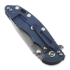 Hinderer XM-18 3.5 Tri-Way Spearpoint sulankstomas peilis, battle blue, juoda