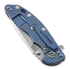 Hinderer XM-18 3.5 Tri-Way Spearpoint sulankstomas peilis, sw blue, raudona