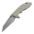 Coltello pieghevole Hinderer XM-18 3,5" Wharncliffe Fatty, sand/Ti blue