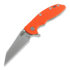 Hinderer XM-18 3,5" Wharncliffe Gen IV sulankstomas peilis, oranžinėnge
