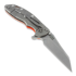 Coltello pieghevole Hinderer XM-18 3,5" Wharncliffe Gen IV, arancione