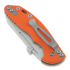 Hinderer XM-18 Slippy Sheepsfoot 折叠刀, stonewash, 橙色