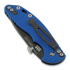 Hinderer XM-18 Slippy Slicer 折叠刀, stonewash DLC, 藍色