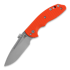 Hinderer XM-18 Slippy Slicer 折叠刀, stonewash, 橙色