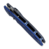Hinderer XM-24 4.0 S45VN Slicer Hollow Tri-Way Battle Blue folding knife, Blue G10