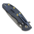 Hinderer XM-24 4.0 S45VN Slicer Hollow Tri-Way Battle Blue kääntöveitsi, Tlc Green G10