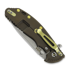 Hinderer XM-24 4.0 S45VN Slicer Hollow Tri-Way Battle Bronze sulankstomas peilis, OD Green G10