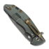 Hinderer XM-24 4.0 S45VN Slicer Hollow Tri-Way Battle Light Blue sulankstomas peilis, Grey G10