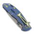 Coltello pieghevole Hinderer XM-24 4.0 S45VN Slicer Hollow Tri-Way Stonewash Blue, OD Green G10