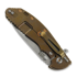 Coltello pieghevole Hinderer XM-24 4.0 S45VN Slicer Hollow Tri-Way Stonewash Bronze, Coyote G10