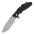Hinderer XM-24 4.0 Skinny Slicer 折叠刀, stonewash, 黑色