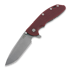 Coltello pieghevole Hinderer XM-24 4.0 Tri-Way Spanto, working finish, rosso