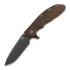 Coltello pieghevole Hinderer XM-24 4.0 Tri-Way Spearpoint vintage, smoot walnut