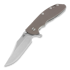Hinderer XM-24 Bowie sulankstomas peilis, dark earth