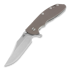 Coltello pieghevole Hinderer XM-24 Bowie, dark earth