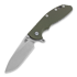 Coltello pieghevole Hinderer XM-24 Skinny Slicer, stonewash, od green