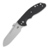 Hinderer XM Slippy Sheepsfoot sulankstomas peilis, juoda