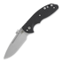 Hinderer XM Slippy Slicer sulankstomas peilis, stonewashed, juoda